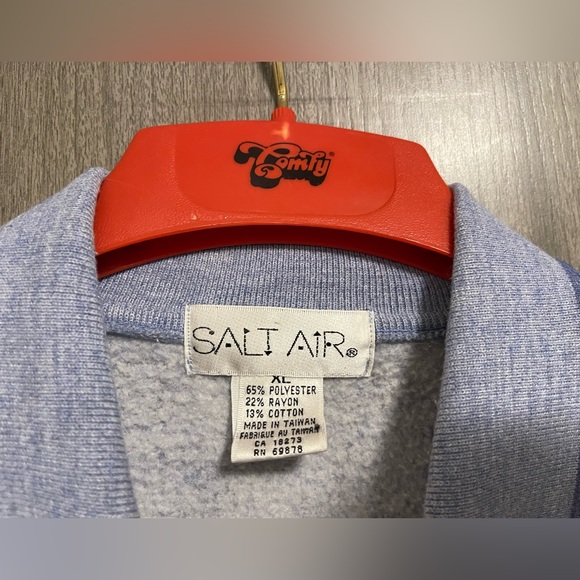 SALT AIR - Vintage 90’s Pullover Collared Sweatshirt - Size XL - Picture 3 of 14